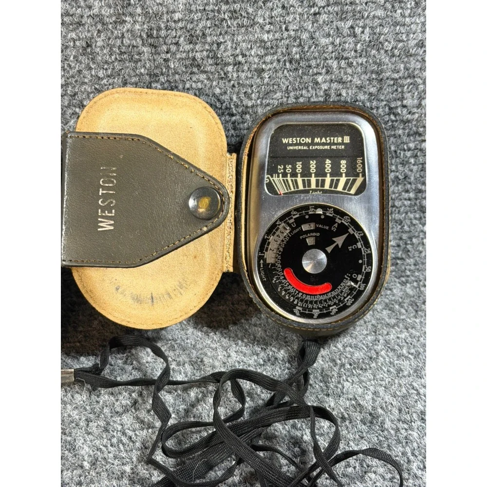 Vintage Light Meter Lot Weston Master III 737 Weston 715 Super Tiger CdS Meter